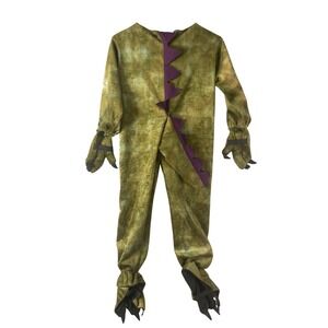 Forum Novelties Kids Green Tie-Dye Dinosaur Dragon Costume Jumpsuit One Size